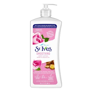لوسیون بدن استیو ایوز مدل Smoothing Rose & Argan Oil حجم 621 میلی‌لیتر